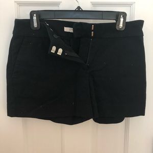 Black LOFT cotton shorts